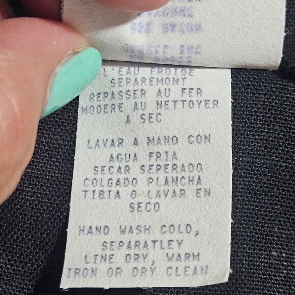 Ali Miles Black Sleeveless Floral Button Vest L – Artsy Grannycore, Bold Boho - Picture 12 of 14